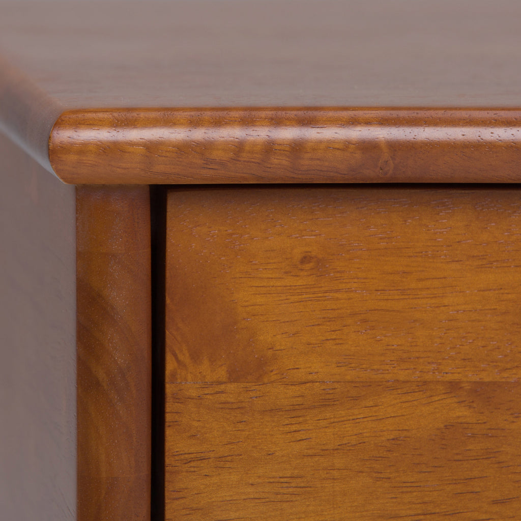 Draper - Mid Century Side Table - Teak Brown