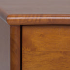 Draper - Mid Century Side Table - Teak Brown