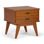 Draper - Mid Century Side Table - Teak Brown