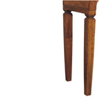 Solid Wood Arcus Console Table,Brown Media Console