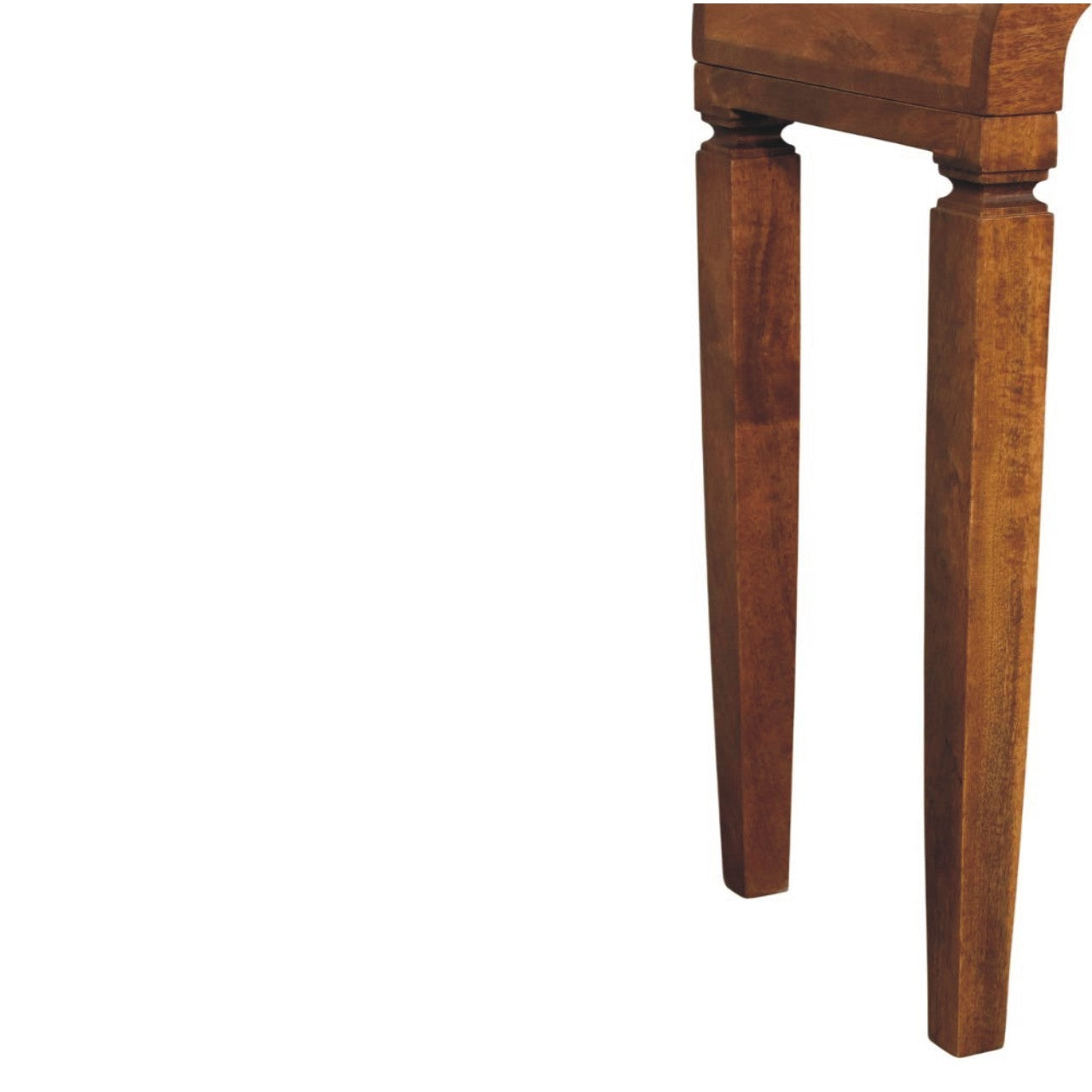 Solid Wood Arcus Console Table,Brown Media Console