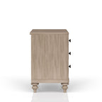 3 Drawer Nightstand With Sand Finish