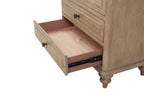 3 Drawer Nightstand With Sand Finish