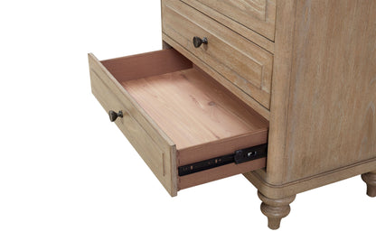 3 Drawer Nightstand With Sand Finish