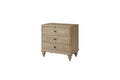 3 Drawer Nightstand With Sand Finish