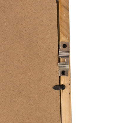 24"x36" Rectangle Wood Mirror, Farmhouse Wall Decor for Living Room Bedroom Entryway - Groovy Boardz