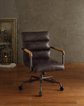 Harith Antique Slate Top Grain Leather Office Chair