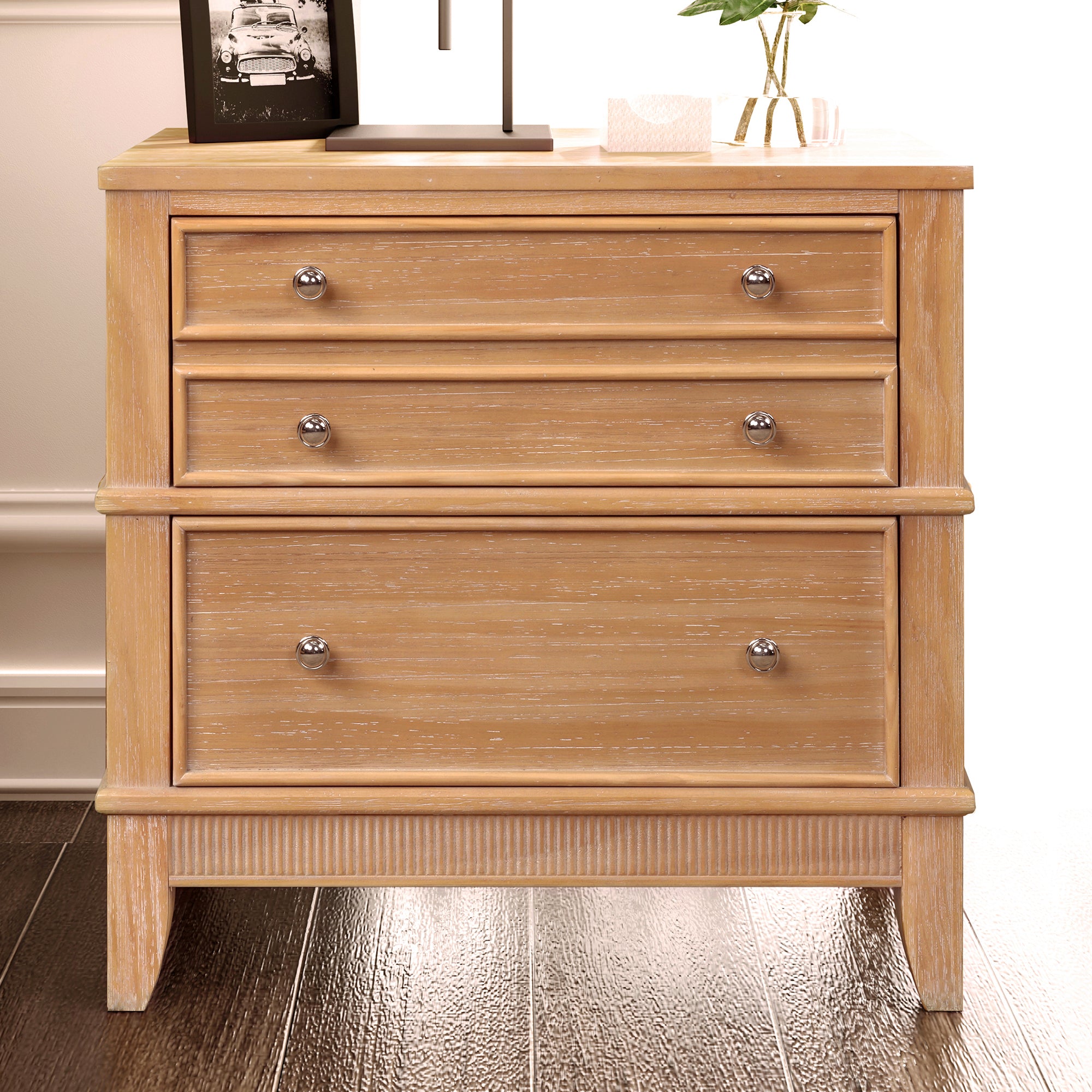 Hazel 3-Drawer Hazel 3-Drawer Side Table for Living Room, Hallway, Entryway(Old SKU:WF315640AAD)