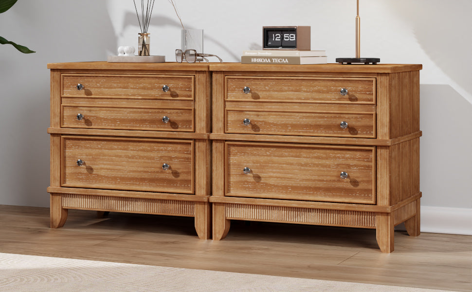 Hazel 3-Drawer Hazel 3-Drawer Side Table for Living Room, Hallway, Entryway, Set of Two (Old SKU:BS315640AAD)