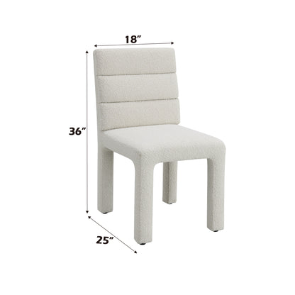 Hettie Dining Table W/Engineered Stone Top 7Pcs Dining Room Set