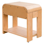 Modern One Drawer Waterfall Nightstand - Groovy Boardz