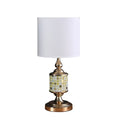 23" Layla Rose Gold Bohemian Glass Mosaic Modern Table Lamp - Groovy Boardz
