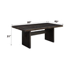 Jaramillo Gold & Rustic Espresso Finish Dining Table