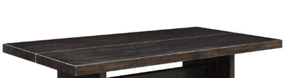 Jaramillo Gold & Rustic Espresso Finish Dining Table