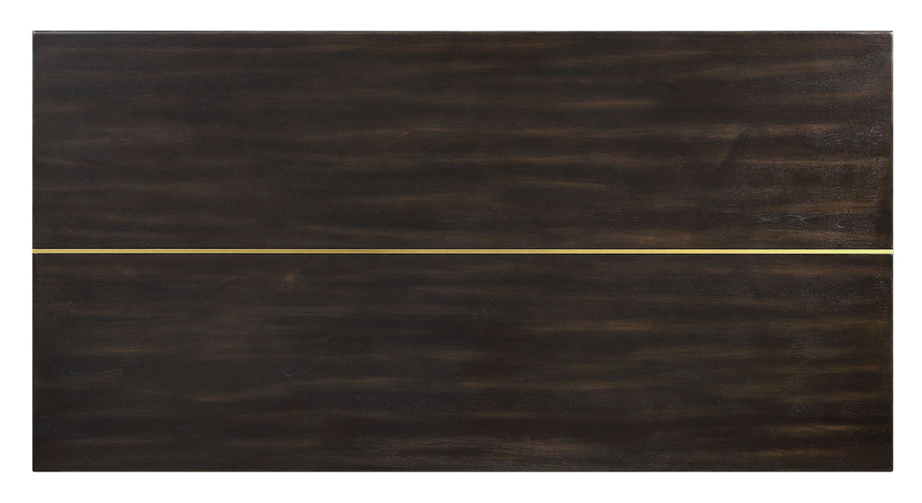 Jaramillo Gold & Rustic Espresso Finish Dining Table