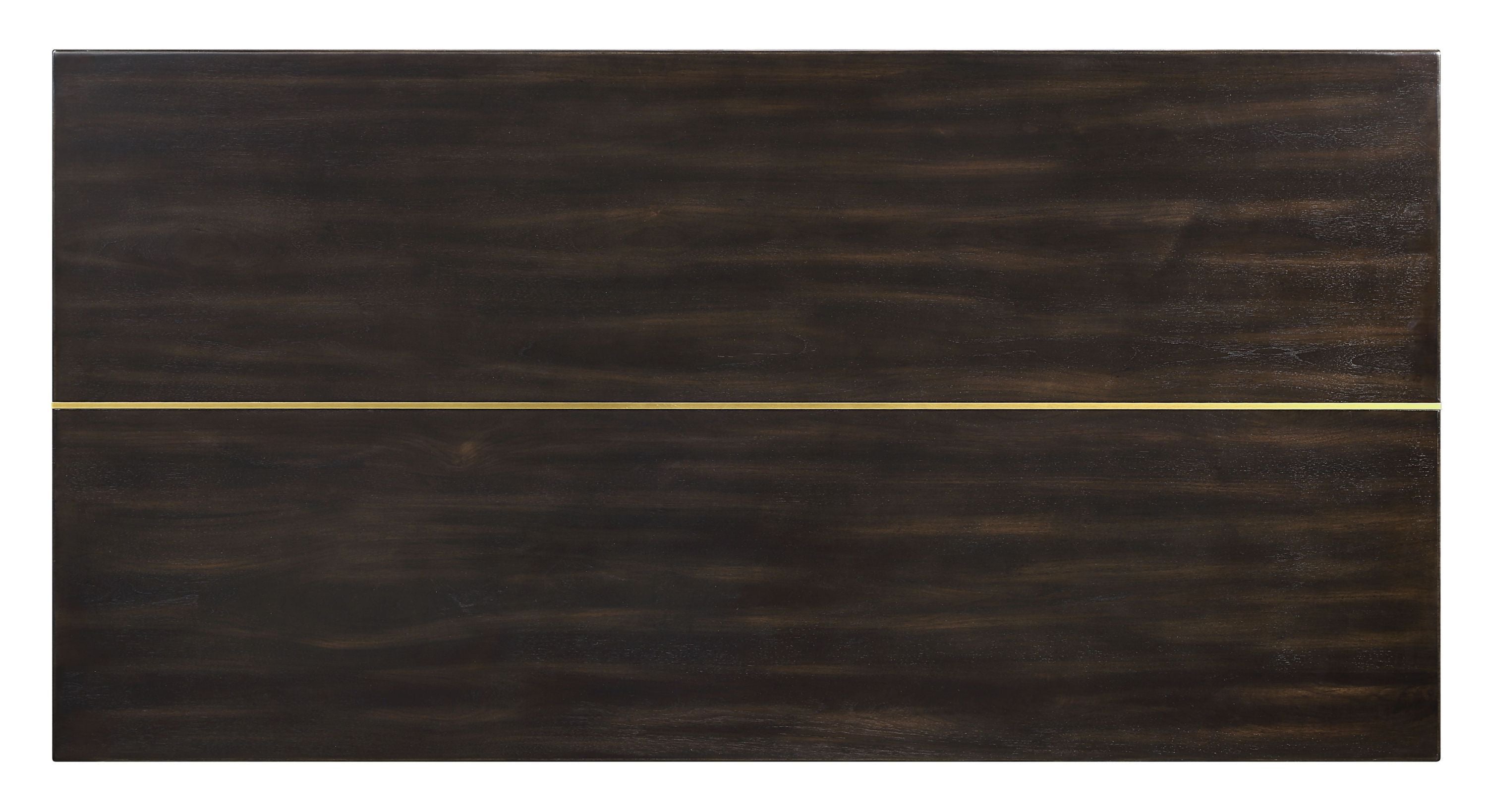 Jaramillo Gold & Rustic Espresso Finish Dining Table