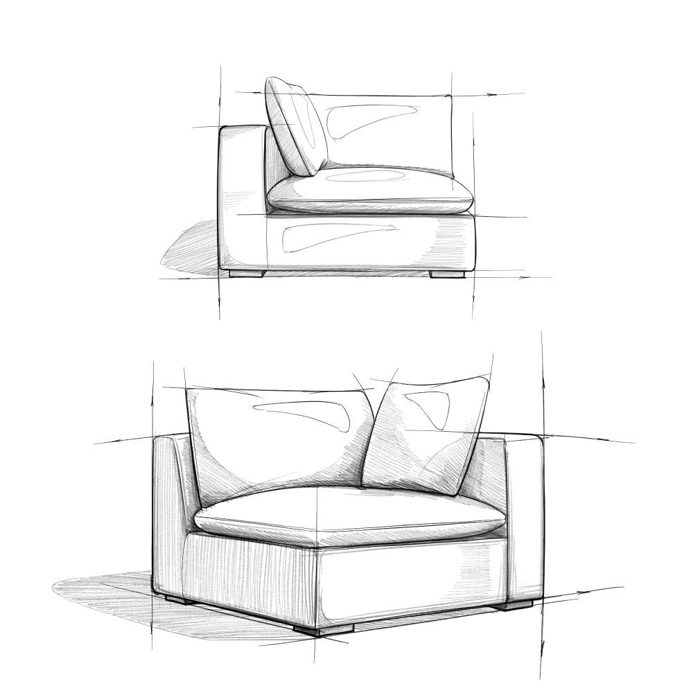 Jasmine Left Arm Sofa Module