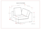 Jasmine Left Arm Sofa Module