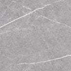 Keegan Round Coffee Table with Shelf Faux Marble Top Oak MDF Coffee Table