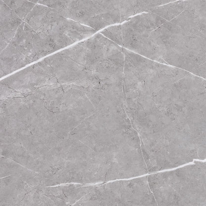 Keegan Round Coffee Table with Shelf Faux Marble Top Oak MDF Coffee Table