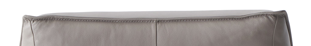 Jabel Khaki Top Grain Leather Accent Chair & Ottoman