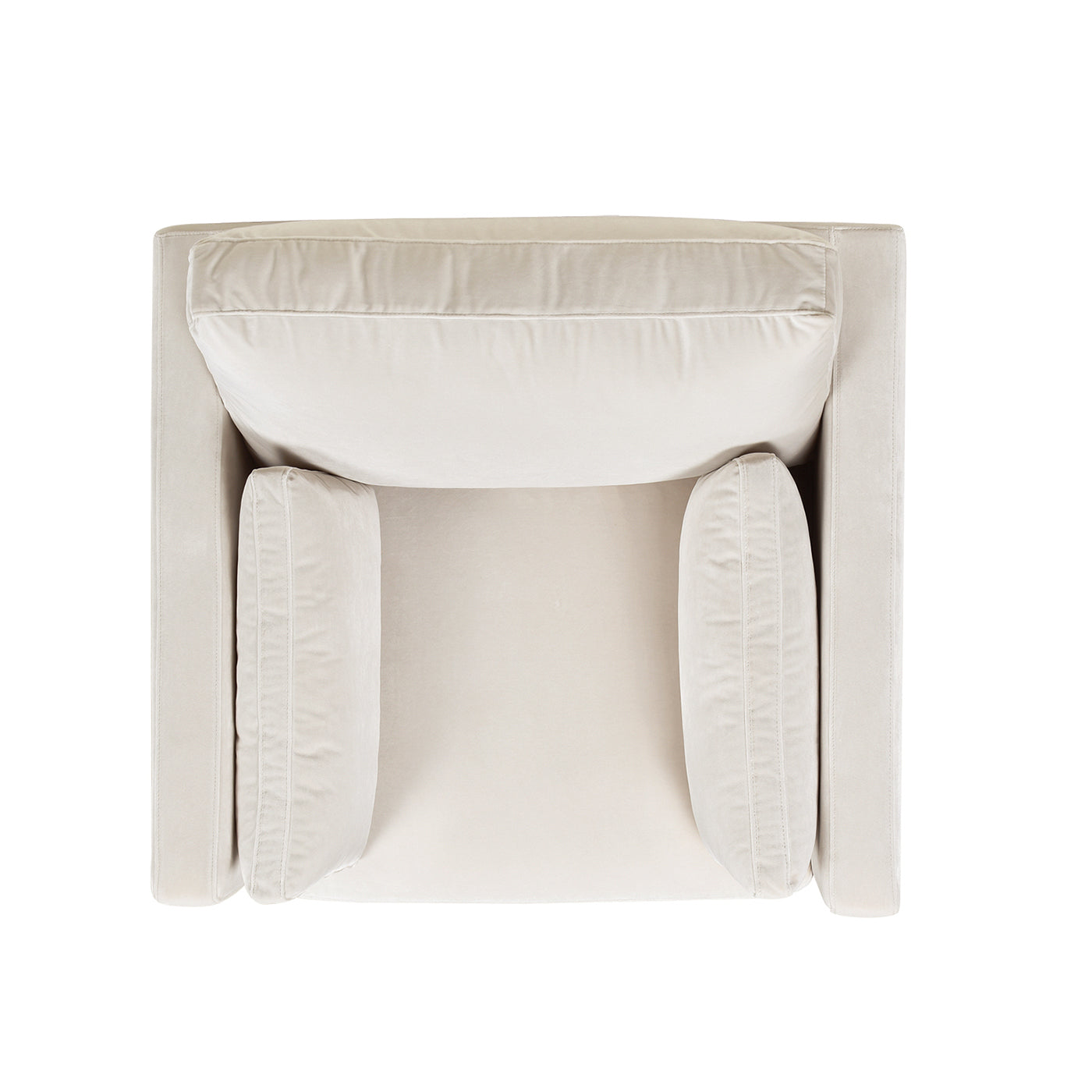 Knox 36' Modern Farmhouse Arm Chair, French beige Performance Velvet