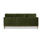 Knox 84' Modern Farmhouse Sofa, Olive Green Performance Velvet