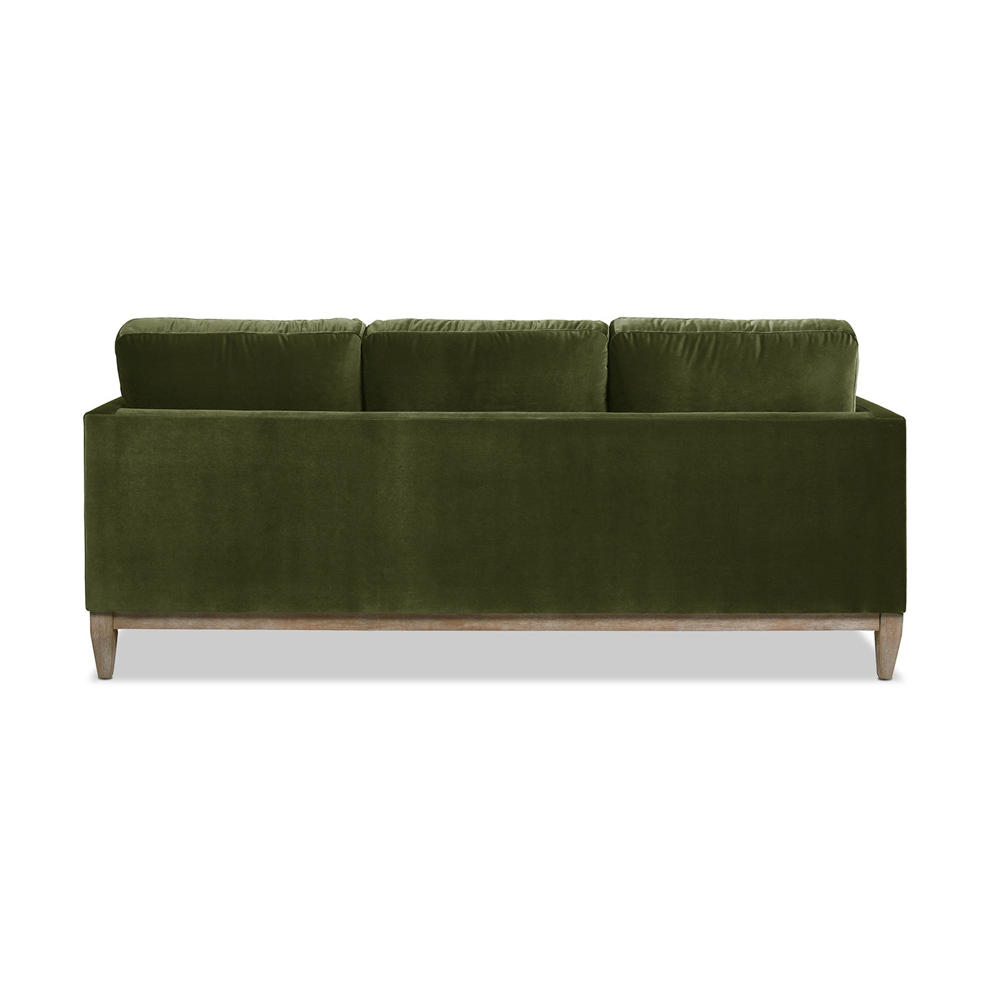 Knox 84' Modern Farmhouse Sofa, Olive Green Performance Velvet
