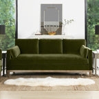 Knox 84' Modern Farmhouse Sofa, Olive Green Performance Velvet