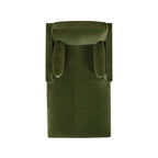 Knox 65' Modern Farmhouse Chaise Lounge Chair, Olive Green Performance Velvet