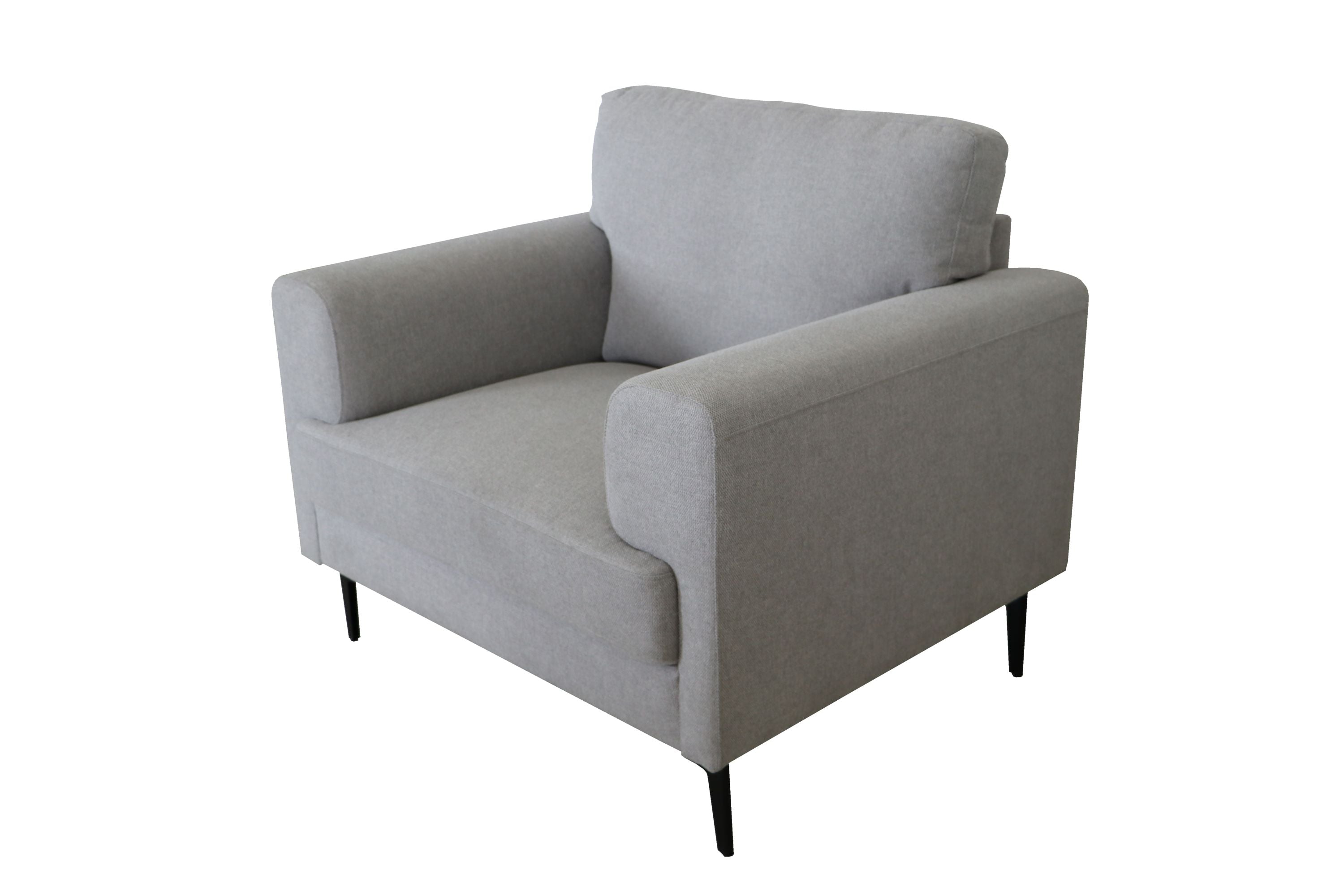 Kyrene Light Gray Linen Chair