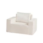 (Video) Sofa in a box Foam Sofa Couch with Pillow, Bean Bag Chairs for Adults Stuffed High-Density Foam, Large Bean Bag Sofa for Living room Bedroom Gaming Room