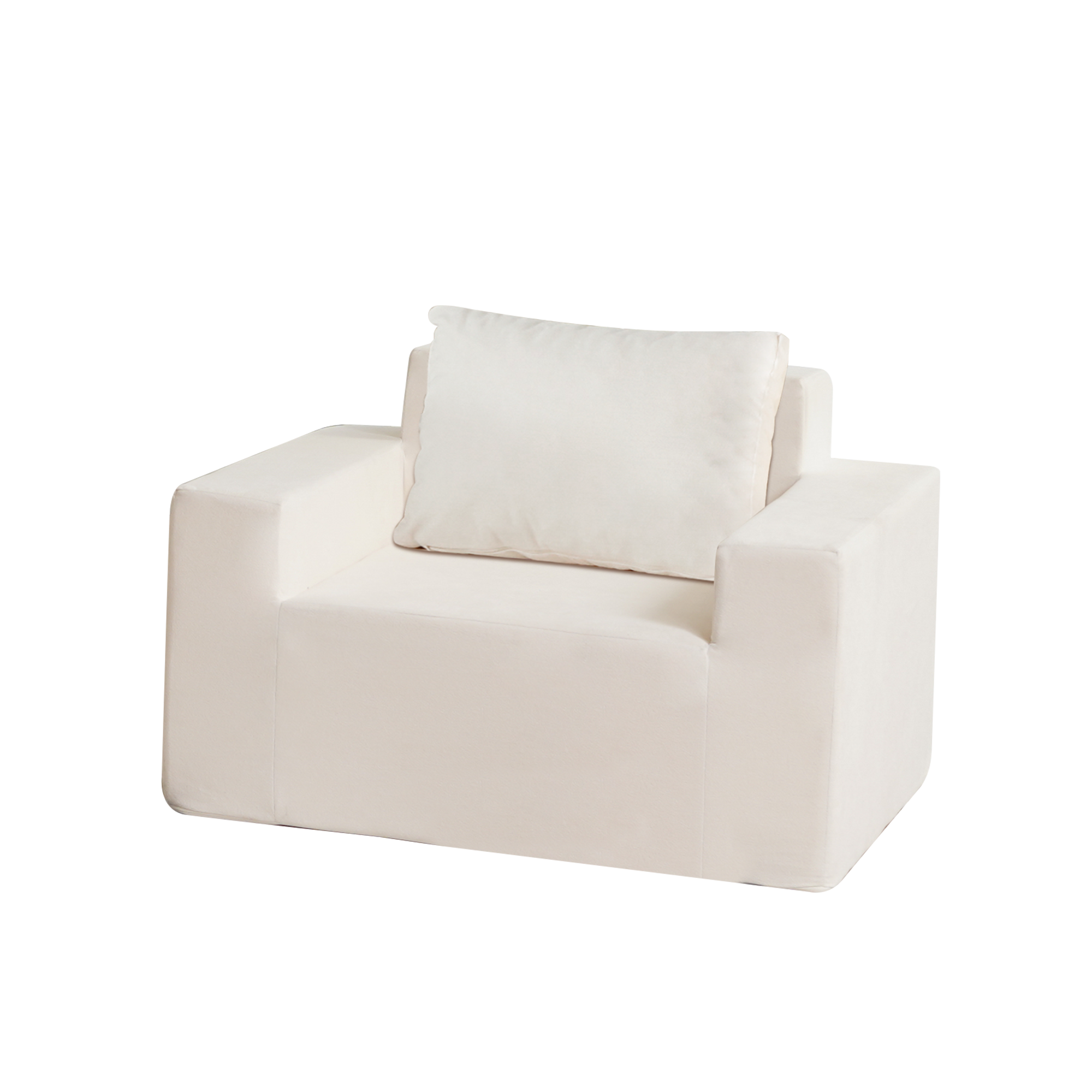 (Video) Sofa in a box Foam Sofa Couch with Pillow, Bean Bag Chairs for Adults Stuffed High-Density Foam, Large Bean Bag Sofa for Living room Bedroom Gaming Room