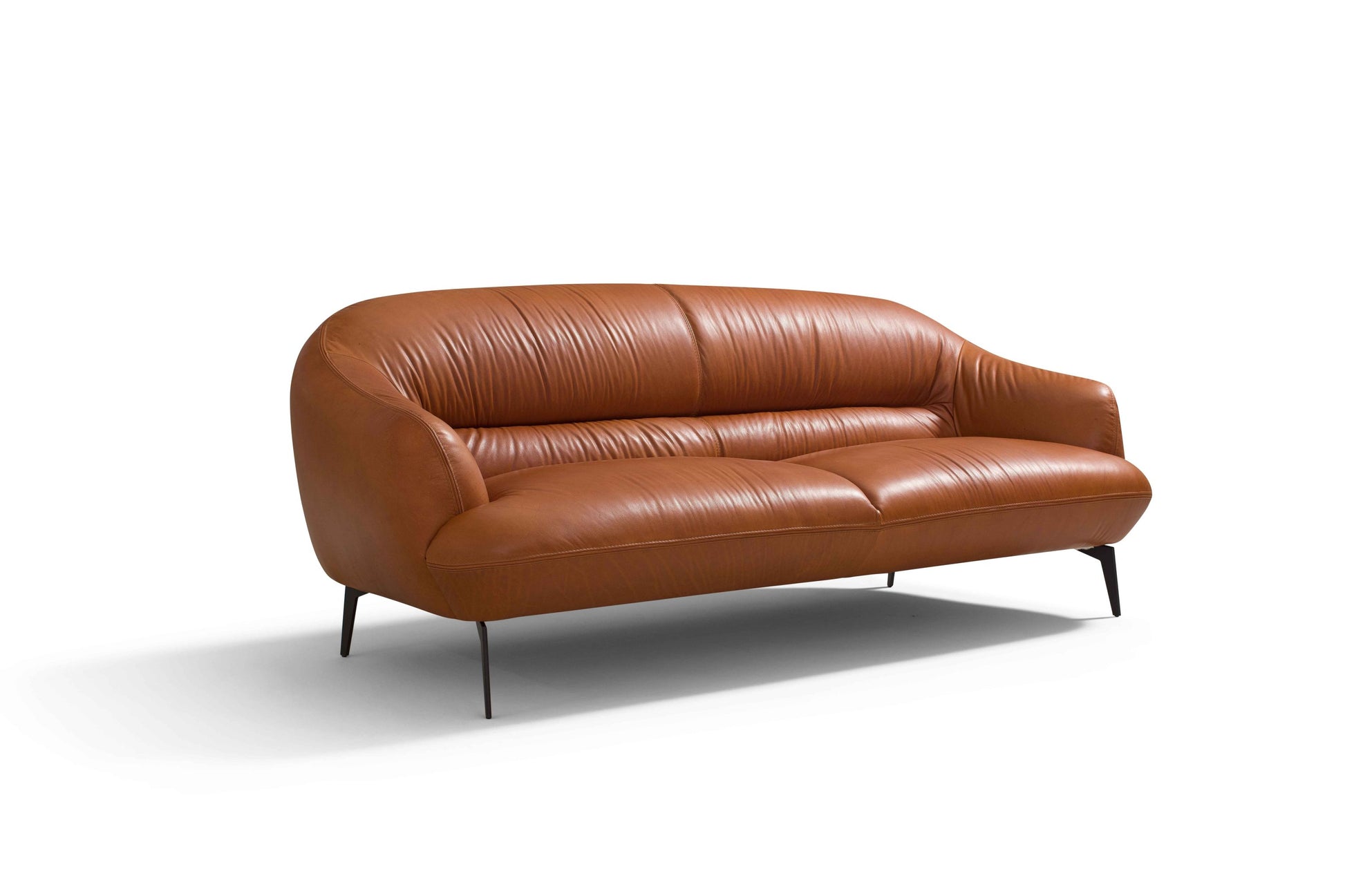 Leonia Cognac Leather Sofa