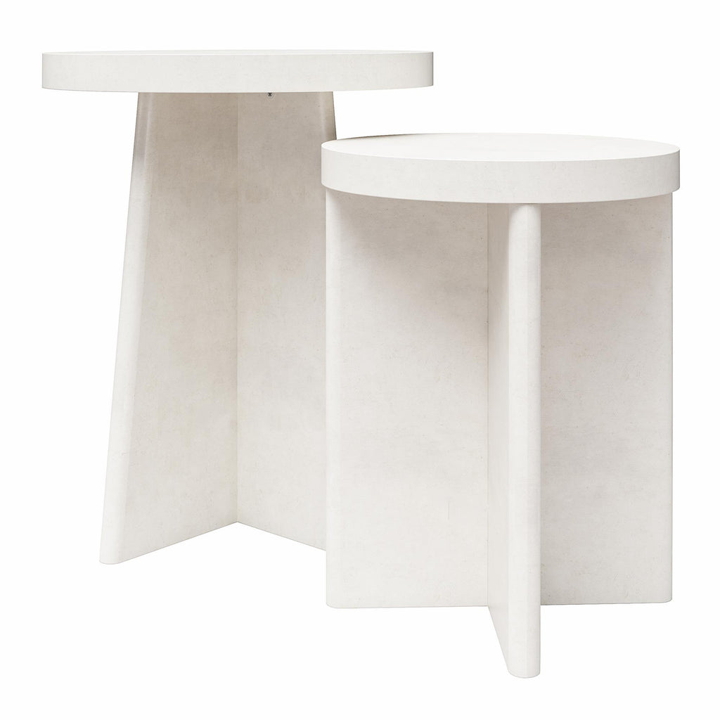 Liam Round End Tables, Set of 2 End Table