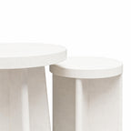 Liam Round End Tables, Set of 2 End Table