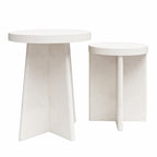 Liam Round End Tables, Set of 2 End Table