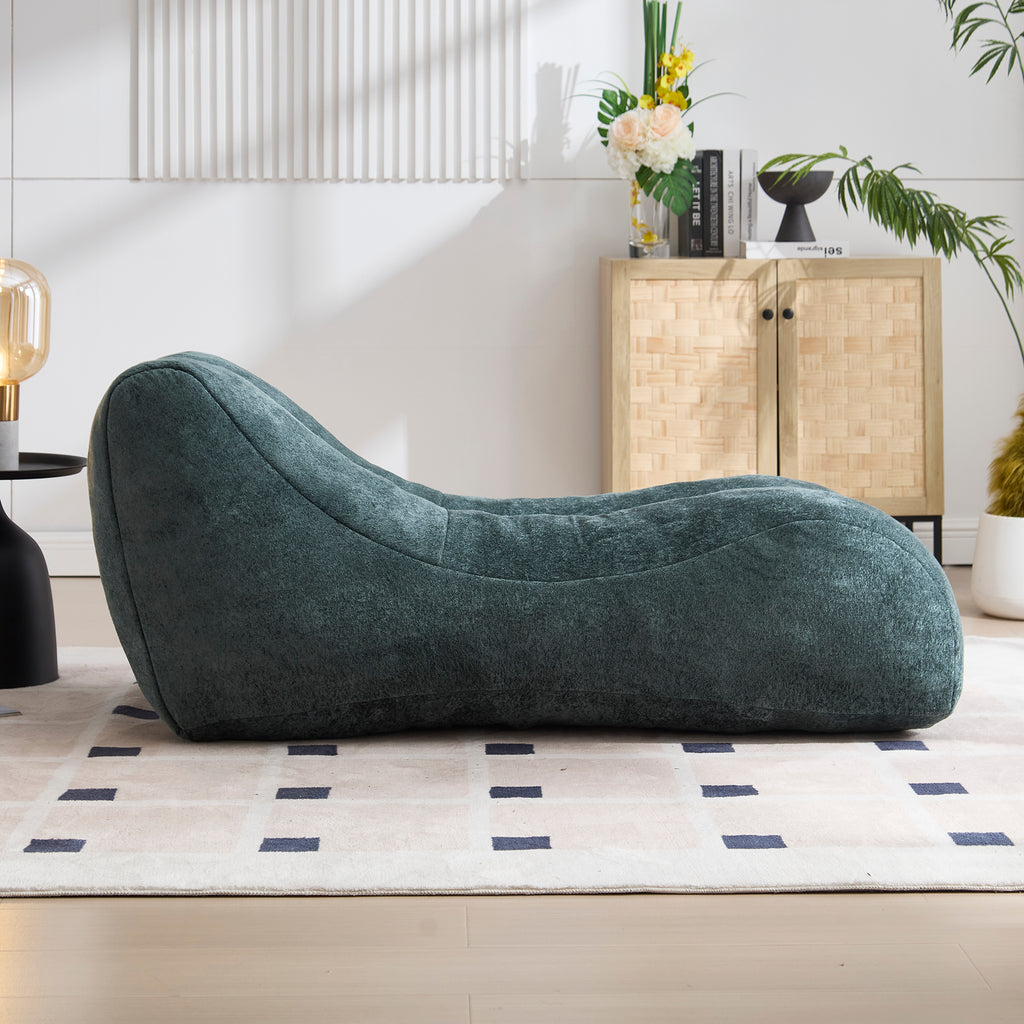Creative bean bag sofa chair for adults filled with high-quality sponge that is plump and elastic fitting the curves of the human body and providing gentle support to the body in all as