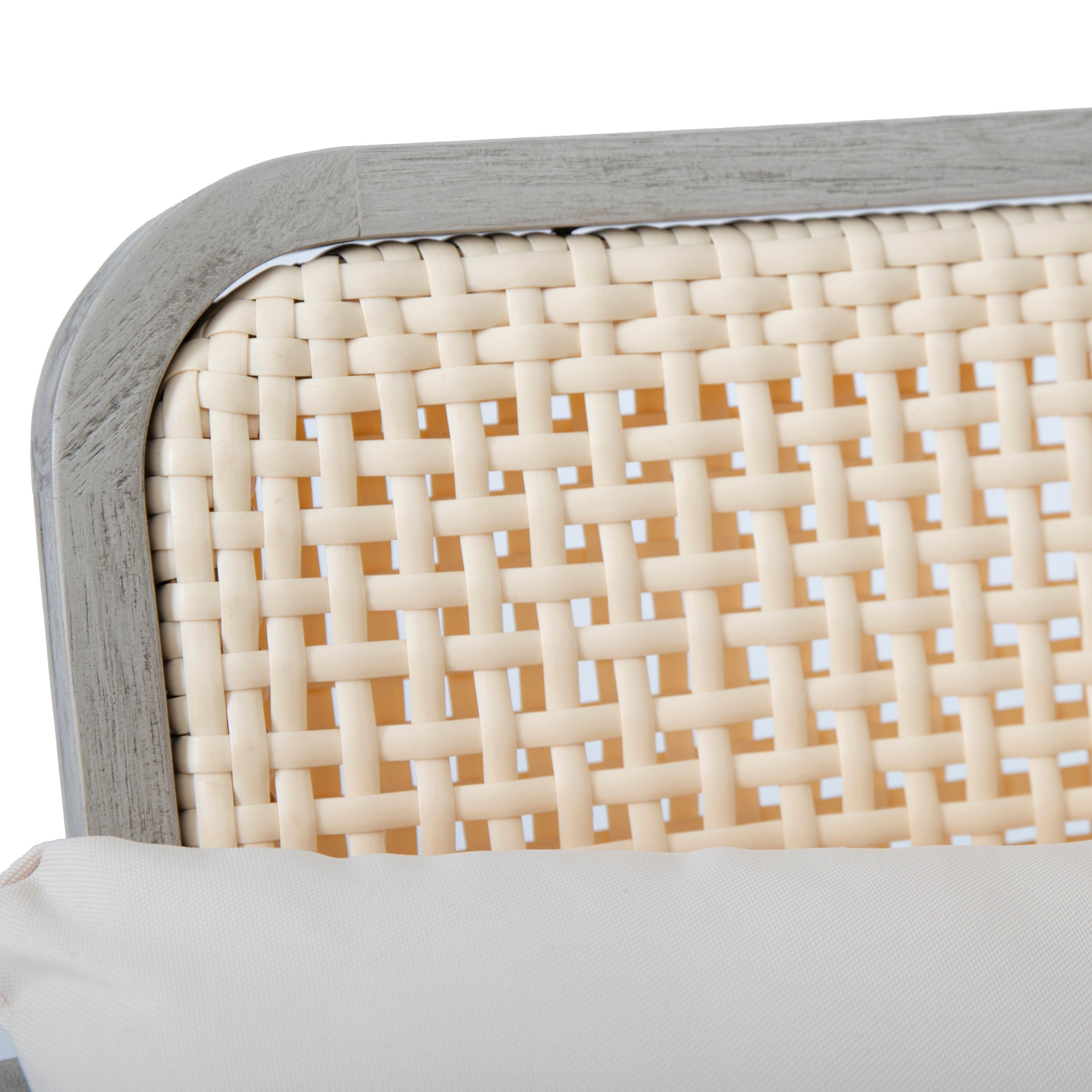 (SET OF 2) Outdoor Acacia Wood Patio Club Chair, Patio Furniture,Waterproof Thick Cushion Deep Seating for Porch, Garden, Backyard, Balcony, Weight Capacity 400lbs, Light Gray finish, Cream cushion - Groovy Boardz