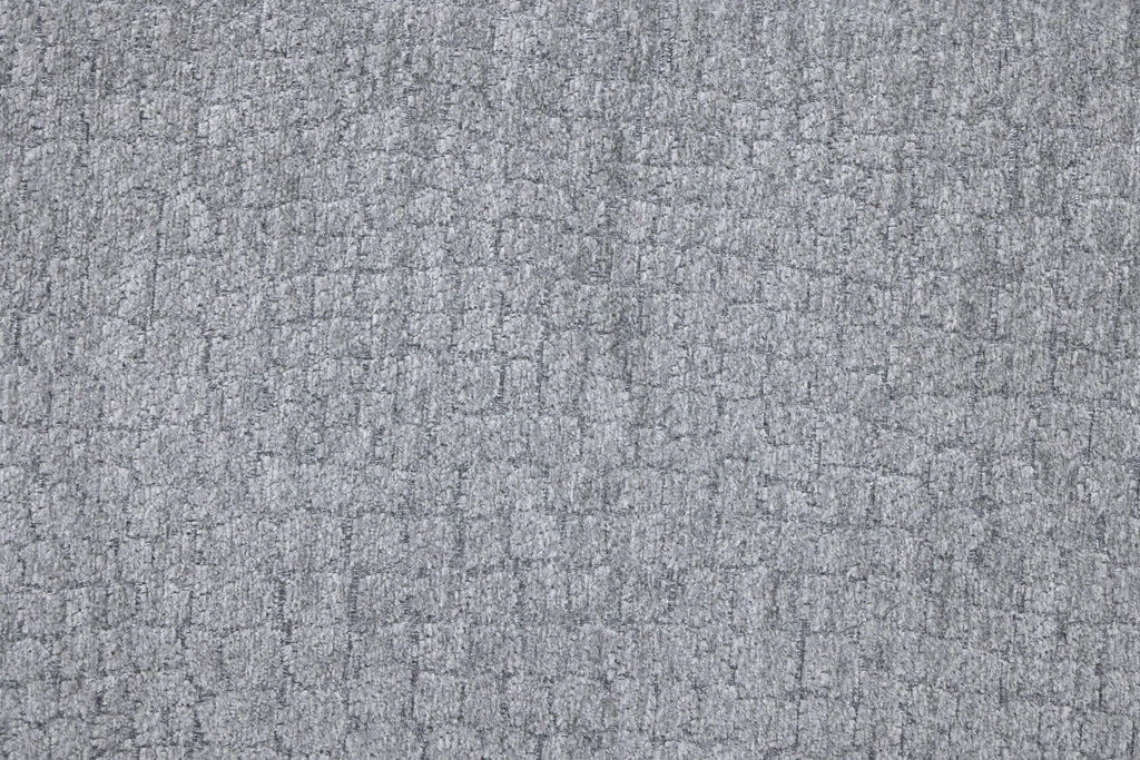 Light Gray Chenille Modular Sectional Sofa With Console.