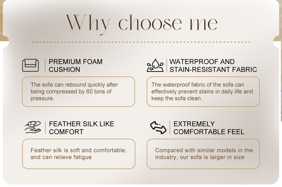 Modular Sectional Sofa, 3 Seats, Compressed Sectional Sofa Modern Minimalist Style Final Couch, Sleeper Sofa for Living Room, Comfy Compressed Sofa Couch Sofa With Ottoman, Light Gray