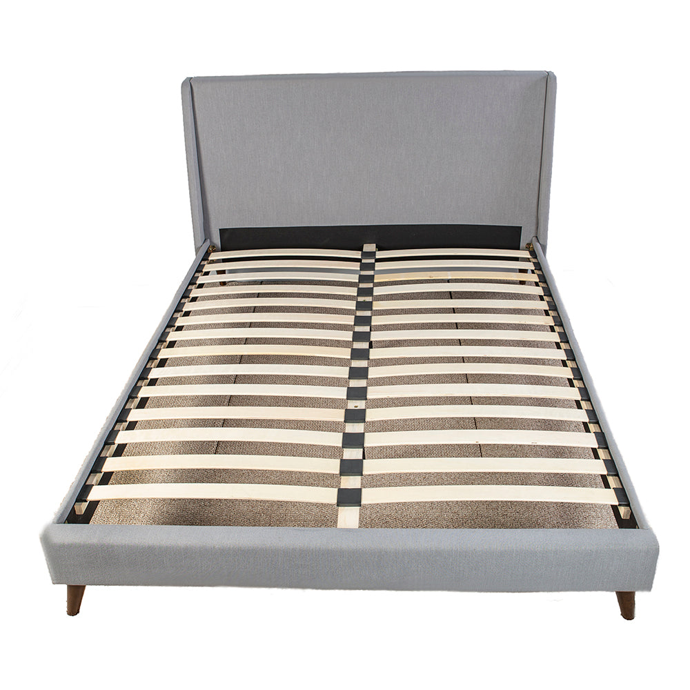 Queen Upholstered Bed With 2 Nightstands