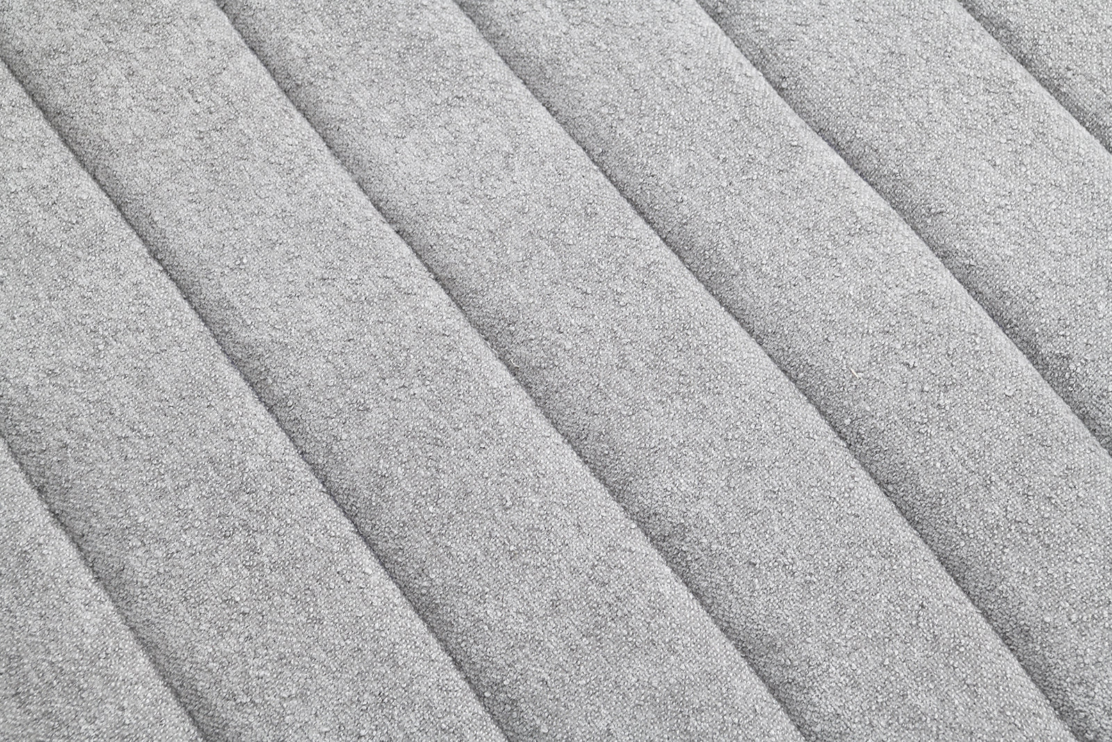 Light Gray Finish Transitional Style 1pc Channel Tufted Swivel Round Chair Scattered Back Pillow Primary living Room Accent Chair