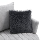 Light Gray Finish Transitional Style 1pc Channel Tufted Swivel Round Chair Scattered Back Pillow Primary living Room Accent Chair