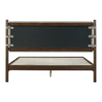 Modern Queen Bed Frame Set with 2 Nightstands, Light Gray Wood Platform Bed with Headboard and Matching Bedside Tables for Bedroom Bedroom Set