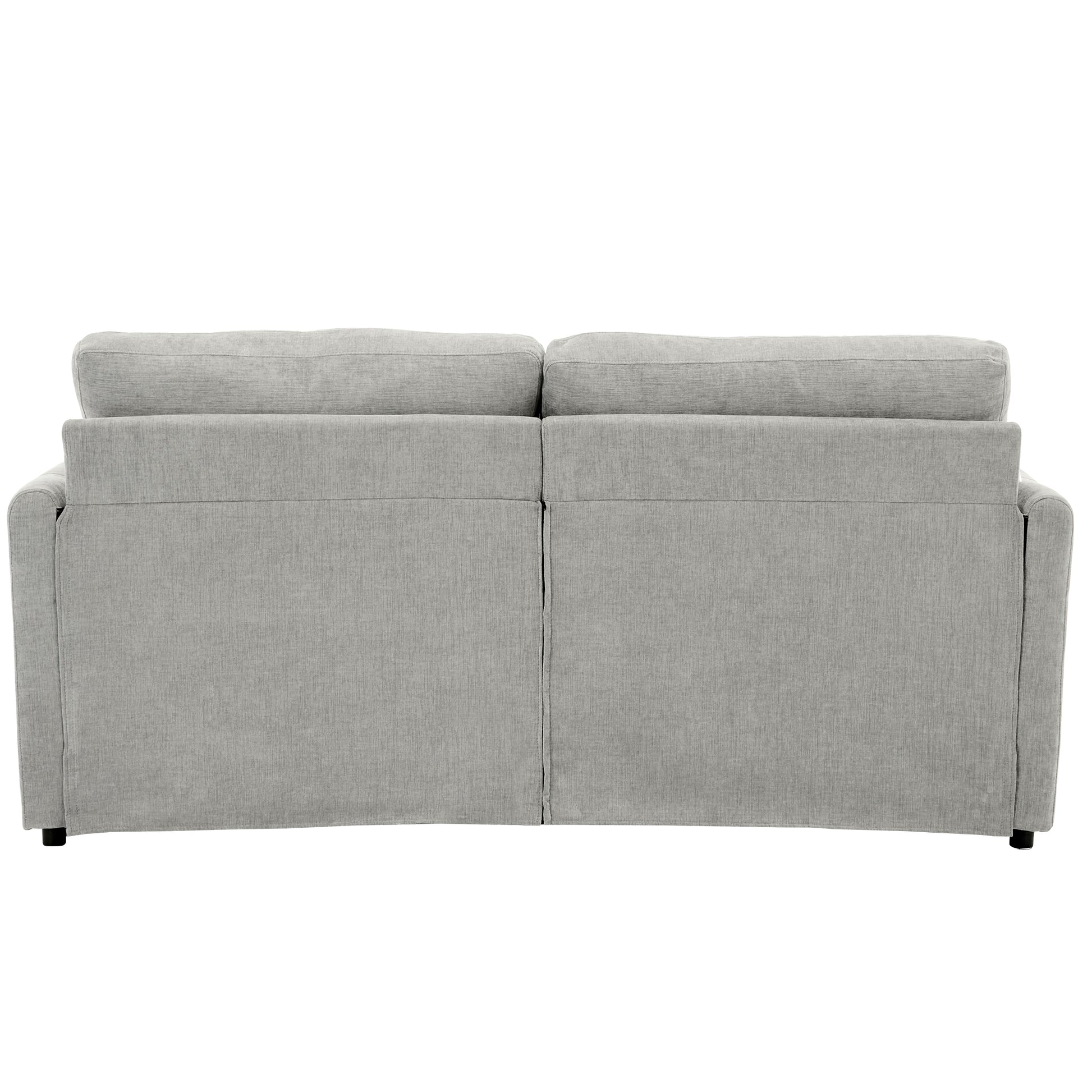 68.1' Cozy Upholstered Loveseat Sofa Oversized Comfy Comfy Cloud Sofa Double Cushion Loveseat Sofa Plush Cushion Sofa Couch for Living Room,Light Grey