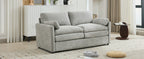 68.1' Cozy Upholstered Loveseat Sofa Oversized Comfy Comfy Cloud Sofa Double Cushion Loveseat Sofa Plush Cushion Sofa Couch for Living Room,Light Grey