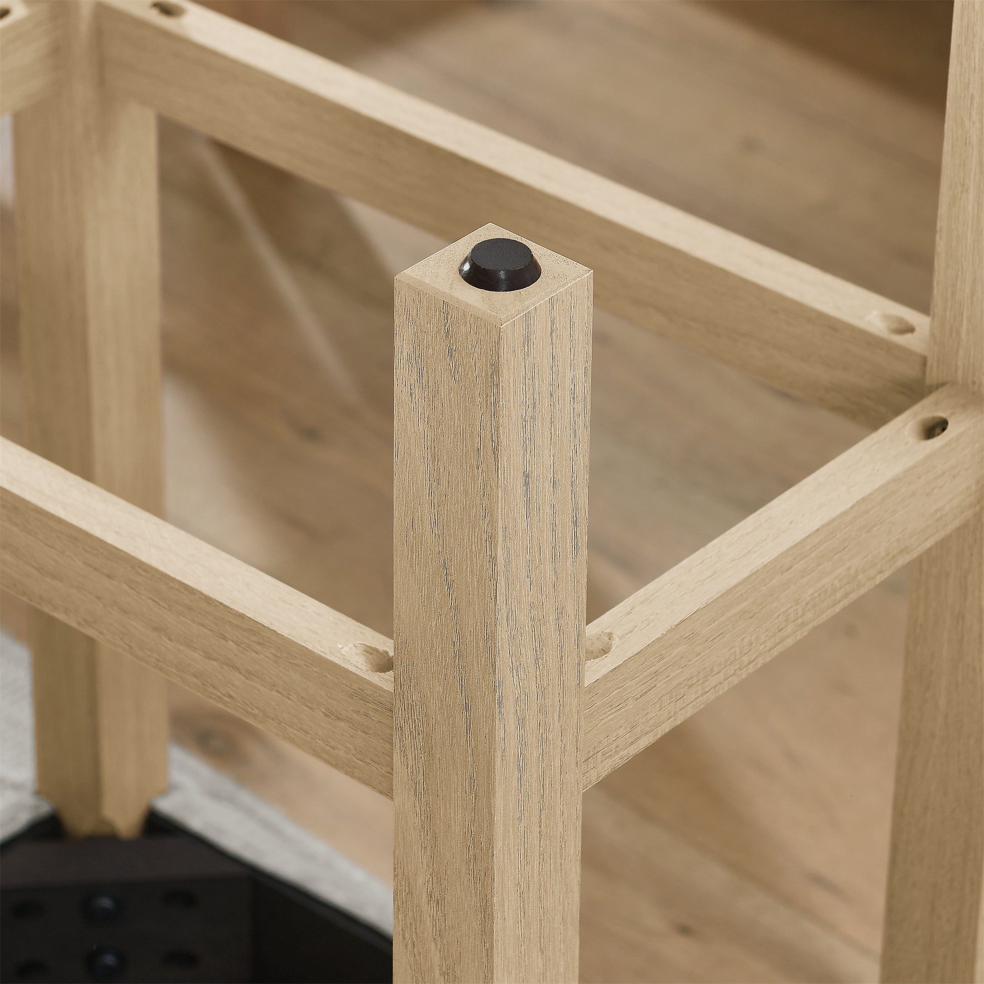 59 Inch Bar Table, Dining Table, Sofa Table with Power Outlet, 3 Upholstered Stools, 4 Piece Bar Table and Chair Set for Living Room, Dining Room, Kitchen