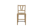 Counter Height Slat Back Chair - Cashew (Set of 2) Dining Chair