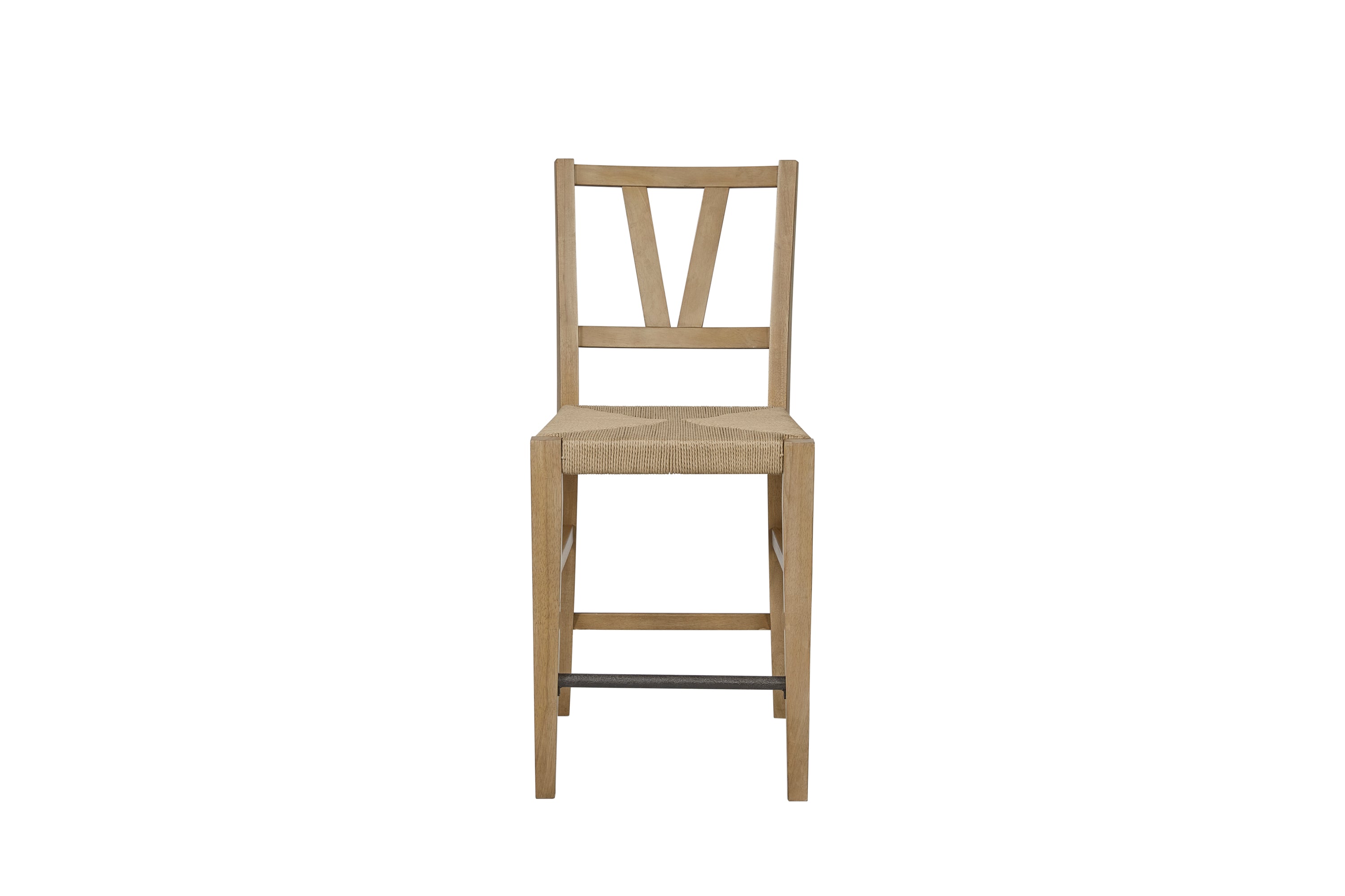 Counter Height Slat Back Chair - Cashew (Set of 2) Dining Chair